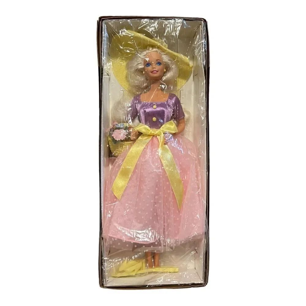 Barbie Spring Blossom Barbie Blonde Avon Exclusive 1995 Mattel 15202 New NIB